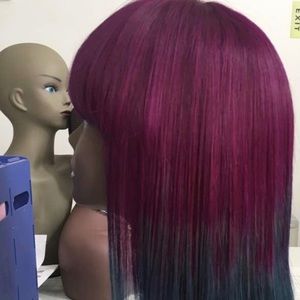 100%Bob Wig Human Hair Lace Front